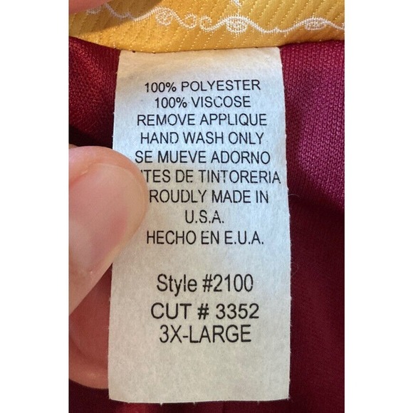 Vintage Eureka Sleeveless Long Gown Size 3XL Women’s Burgundy - Picture 4 of 6